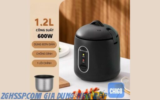 NỒI CƠM ĐIỆN ĐA NĂNG MINI CHIGO,NỒI NẤU ĐA NĂNG, HẦM CHÁO, HẤP XÀO LUỘC TIỆN LỢI