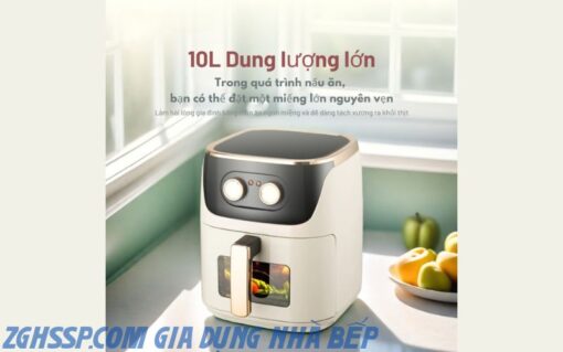 Nồi Chiên Không Dầu ENOLUX GT-378 10.0L – Công Nghệ Chiên Nướng Tinh Tế, An Toàn