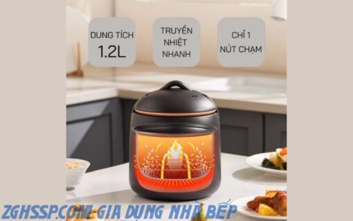 Nồi cơm điện Mini Chigo nổi bật với tính năng nấu ăn đa dạng