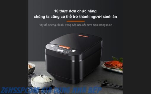 Nồi cơm điện OOKAS 6L được thiết kế với kiểu dáng hiện đại, sang trọng và tinh tế