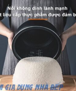 Nồi cơm điện OOKAS 6L được thiết kế để việc vệ sinh trở nên đơn giản